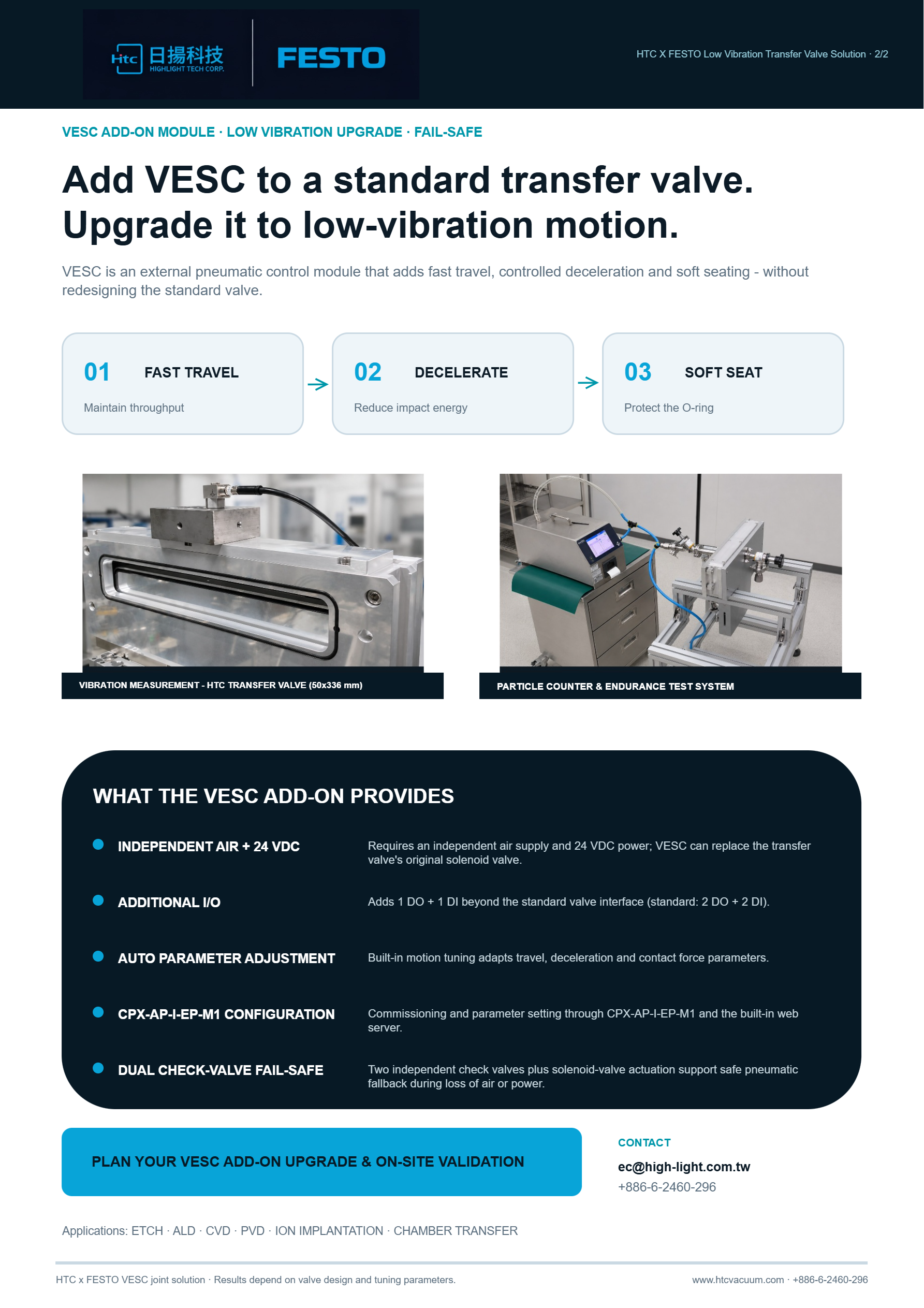 Low Vibration Pneumatic Valve Solution