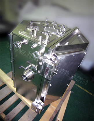 依客户图稿制作多边型真空腔体-Htc日扬真空