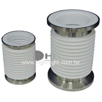 Teflon bellows with Metal flange frame