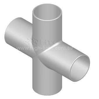 真空四通管 Crosses | 真空管件 Vacuum Fitting : Htc日扬真空