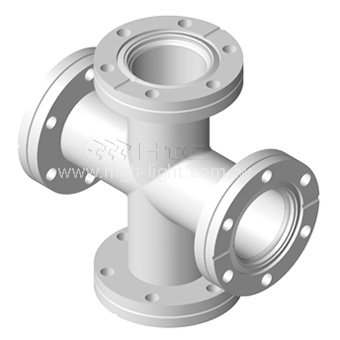 真空四通管 Crosses | 真空管件 Vacuum Fitting : Htc日扬真空