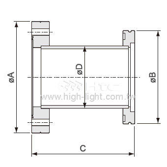 CF-ISO Tubulated Adaptor