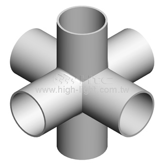 真空六通管 Cube正立方体 | 真空管件 Vacuum Fitting : Htc日扬真空