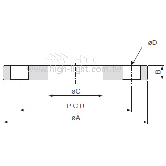 日规法兰(JIS) - 5kg/cm²