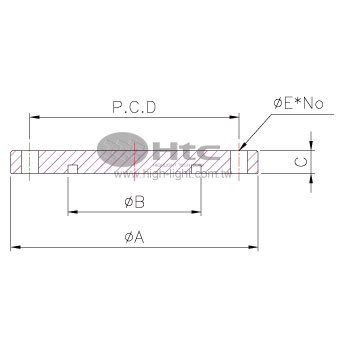 ISO 螺栓封盖法兰