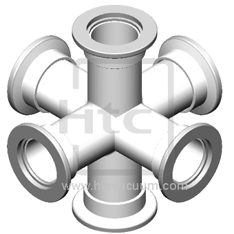 真空六通管 Cube正立方体 | 真空管件 Vacuum Fitting : Htc日扬真空